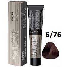 ESTEL De Luxe Silver Крем-краска 6/76 60 мл купить недорого в интернет магазине Beauty Prof с доставкой по Хабаровску и регионам России