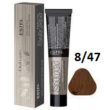 ESTEL De Luxe Silver Крем-краска 8/47 60 мл купить недорого в интернет магазине Beauty Prof с доставкой по Хабаровску и регионам России