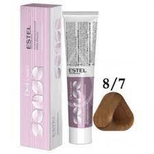 ESTEL De Luxe Sense Крем-краска 8/7 60 мл купить недорого в интернет магазине Beauty Prof с доставкой по Хабаровску и регионам России