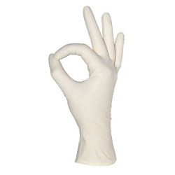 MEDIOK Перчатки латексные Natural неопудренные размер L 50 пар купить недорого в интернет магазине Beauty Prof с доставкой по Хабаровску и регионам России