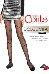 Колготки Conte Fantasy Dolce Vita размер 4 черный