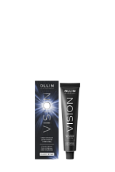 OLLIN Vision Крем-краска для бровей и ресниц без оксида иссиня-черный 20 мл