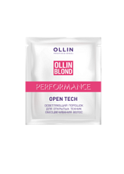 OLLIN Blond Performance Open Tech Осветляющий порошок для открытых техник обесцвечивания волос 30г купить недорого в интернет магазине Beauty Prof с доставкой по Хабаровску и регионам России