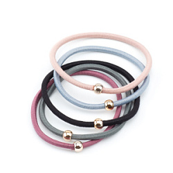 DEWAL Beauty Резинки для волос цветные с бусинками midi 5 шт купить недорого в интернет магазине Beauty Prof с доставкой по Хабаровску и регионам России