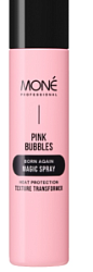 MONE PROF Pink Bubbles Спрей-трансформер для волос защита укладки 100 мл купить недорого в интернет магазине Beauty Prof с доставкой по Хабаровску и регионам России