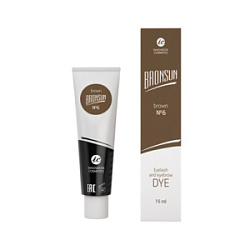 BRONSUN Краска для ресниц и бровей коричневый №6 купить недорого в интернет магазине Beauty Prof с доставкой по Хабаровску и регионам России