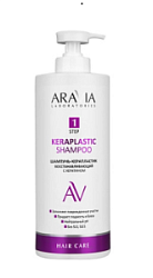 ARAVIA Laboratories Шампунь-керапластик восстанавливающий с кератином 1000 мл купить недорого в интернет магазине Beauty Prof с доставкой по Хабаровску и регионам России