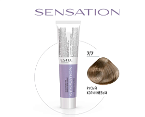 ESTEL SENSATION DE LUXE Безаммиачная краска для волос  7/7 60 мл купить недорого в интернет магазине Beauty Prof с доставкой по Хабаровску и регионам России
