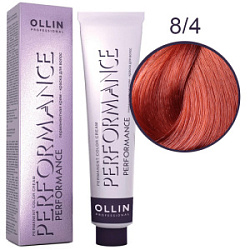 OLLIN Performance Краска  8/4 светло-русый медный 60 мл купить недорого в интернет магазине Beauty Prof с доставкой по Хабаровску и регионам России