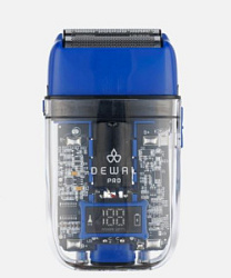 DEWAL Barber Style Neon Blue Шейвер 7000 об/мин роторный купить недорого в интернет магазине Beauty Prof с доставкой по Хабаровску и регионам России