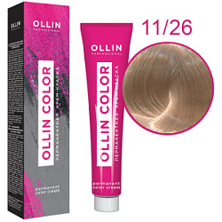 OLLIN Крем-краска 11/26 специальный блондин розовый 60 мл купить недорого в интернет магазине Beauty Prof с доставкой по Хабаровску и регионам России
