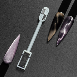 IRISK Магнит для гель-лака Кошачий глаз двойной прямоугольник/молния купить недорого в интернет магазине Beauty Prof с доставкой по Хабаровску и регионам России