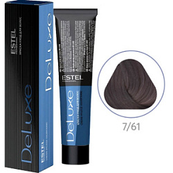 ESTEL De Luxe Краска-уход 7/61 60 мл купить недорого в интернет магазине Beauty Prof с доставкой по Хабаровску и регионам России