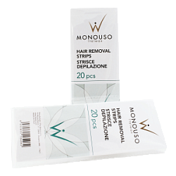 ITALWAX Monouso Полоски для депиляции 7*20 см 20 шт купить недорого в интернет магазине Beauty Prof с доставкой по Хабаровску и регионам России