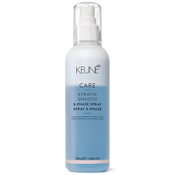 KEUNE Keratin Smooth Кондиционер двухфазный спрей кератиновы.комплекс 200 мл  купить недорого в интернет магазине Beauty Prof с доставкой по Хабаровску и регионам России