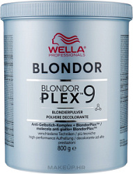 WELLA Blondor Plex Обесцвечивающая пудра без образования пыли 800  г