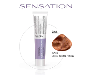 ESTEL SENSATION DE LUXE Безаммиачная краска для волос 7/44 60 мл купить недорого в интернет магазине Beauty Prof с доставкой по Хабаровску и регионам России