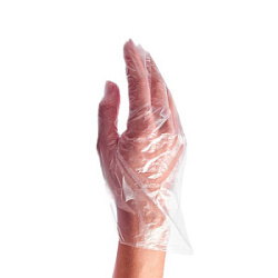 MEDICOSM Перчатки п/э размер L 50 пар  купить недорого в интернет магазине Beauty Prof с доставкой по Хабаровску и регионам России