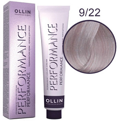 OLLIN Performance Краска  9/22 блондин фиолетовый 60 мл купить недорого в интернет магазине Beauty Prof с доставкой по Хабаровску и регионам России