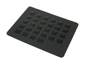 DEWAL Подкладка для инструментов 20*25см силикон черная купить недорого в интернет магазине Beauty Prof с доставкой по Хабаровску и регионам России