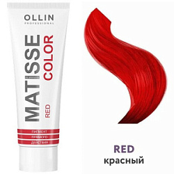 OLLIN Matisse Color Пигмент прямого действия Красный 100 мл купить недорого в интернет магазине Beauty Prof с доставкой по Хабаровску и регионам России