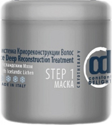 CONSTANT DELIGHT Система криоконструкции волос Step 1 Маска 1000 мл купить недорого в интернет магазине Beauty Prof с доставкой по Хабаровску и регионам России
