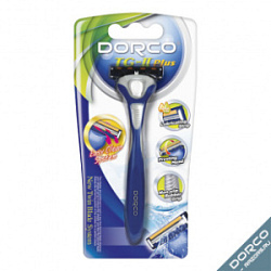 DORCO Станок для бритья Dorco TG-II Plus + 1 кассета 2 лезвия плавающая головка  купить недорого в интернет магазине Beauty Prof с доставкой по Хабаровску и регионам России