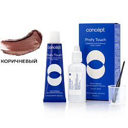 CONCEPT Profy Touch Краска для бровей и ресниц коричневый 30*20 мл купить недорого в интернет магазине Beauty Prof с доставкой по Хабаровску и регионам России