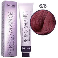 OLLIN Performance Краска  6/6 темно-русый красный 60 мл купить недорого в интернет магазине Beauty Prof с доставкой по Хабаровску и регионам России