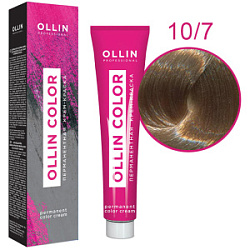 OLLIN Крем-краска 10/7 светлый блондин коричневый 60 мл купить недорого в интернет магазине Beauty Prof с доставкой по Хабаровску и регионам России