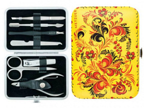 METZGER Маникюрный набор  SMALL 6 предметов MS-3957 смородина купить недорого в интернет магазине Beauty Prof с доставкой по Хабаровску и регионам России