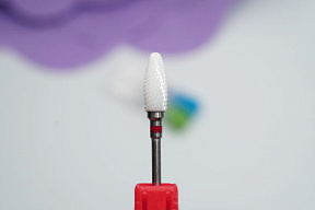 T&H Фреза керамическая Кукуруза красный 6 мм купить недорого в интернет магазине Beauty Prof с доставкой по Хабаровску и регионам России