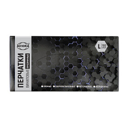 AVIORA Перчатки виниловые размер L прозрачные 100 шт купить недорого в интернет магазине Beauty Prof с доставкой по Хабаровску и регионам России