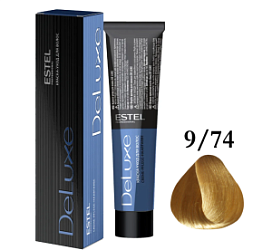 ESTEL De Luxe Краска-уход 9/74 60 мл купить недорого в интернет магазине Beauty Prof с доставкой по Хабаровску и регионам России