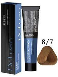 ESTEL De Luxe Краска-уход 8/7 60 мл купить недорого в интернет магазине Beauty Prof с доставкой по Хабаровску и регионам России