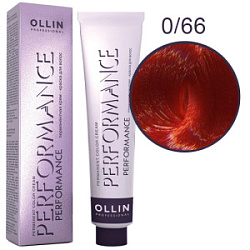 OLLIN Performance Краска  0/66 корректор красный 60 мл купить недорого в интернет магазине Beauty Prof с доставкой по Хабаровску и регионам России