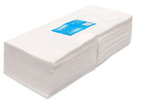 WHITE LINE Салфетка 30*30 см 50 г/м белая 100 шт купить недорого в интернет магазине Beauty Prof с доставкой по Хабаровску и регионам России