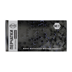 AVIORA Перчатки виниловые размер M прозрачные 100 шт купить недорого в интернет магазине Beauty Prof с доставкой по Хабаровску и регионам России