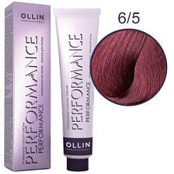 OLLIN Performance Краска  6/5 темно-русый махагоновый 60 мл купить недорого в интернет магазине Beauty Prof с доставкой по Хабаровску и регионам России