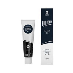 BRONSUN Краска для ресниц и бровей иссиня-черный №3 купить недорого в интернет магазине Beauty Prof с доставкой по Хабаровску и регионам России