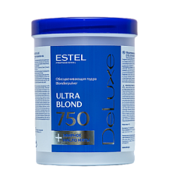 ESTEL De Luxe Ultra Blond Обесцвечивающий порошок 750 гр купить недорого в интернет магазине Beauty Prof с доставкой по Хабаровску и регионам России