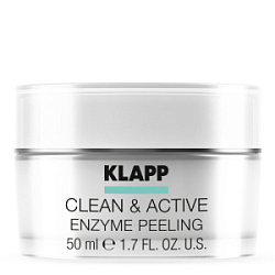 KLAPP Clean&Active Пилинг энзимный для лица 50 мл купить недорого в интернет магазине Beauty Prof с доставкой по Хабаровску и регионам России