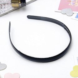 Ободок для волос Классика цвет черный 1,2 см купить недорого в интернет магазине Beauty Prof с доставкой по Хабаровску и регионам России