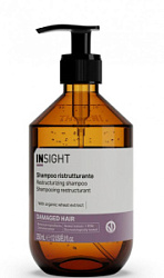 INSIGHT Damaged Hair Шампунь для поврежденных волос в стекле 350 мл купить недорого в интернет магазине Beauty Prof с доставкой по Хабаровску и регионам России