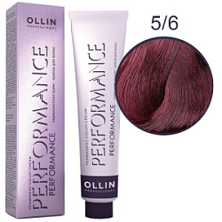 OLLIN Performance Краска  5/6 светлый шатен красный 60 мл купить недорого в интернет магазине Beauty Prof с доставкой по Хабаровску и регионам России