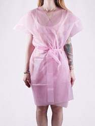 ONION Халат-кимоно розовый 10 шт купить недорого в интернет магазине Beauty Prof с доставкой по Хабаровску и регионам России