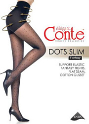 Колготки Conte Fantasy Dots slim размер 4 черный купить недорого в интернет магазине Beauty Prof с доставкой по Хабаровску и регионам России