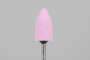 Фреза-шлифовщик корундовая пуля D-9 мм (розовая-средняя)