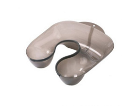 DEWAL Воротник-лоток для окрашивания пластик с резиновой прокладкой прозрачный 1 шт купить недорого в интернет магазине Beauty Prof с доставкой по Хабаровску и регионам России