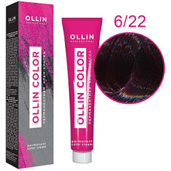 OLLIN Крем-краска  6/22 темно-русый фиолетовый 60 мл купить недорого в интернет магазине Beauty Prof с доставкой по Хабаровску и регионам России